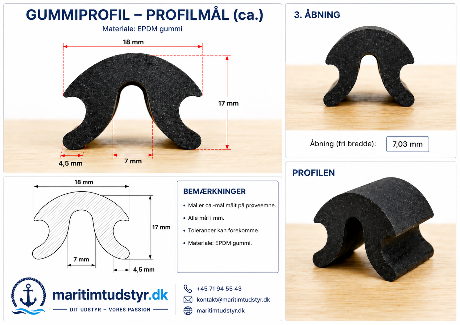 HARO/Trap/POLY/ROND4248 Top profil PVC