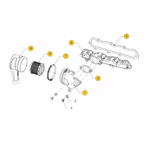 Air cleaner Vetus  M435 M445