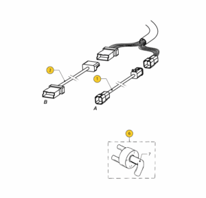 Cables and main switch