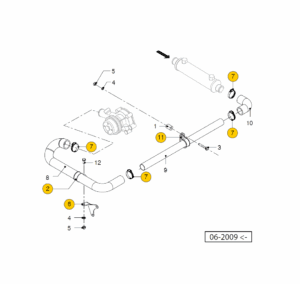 Connection of circulation pump