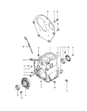 Crankcase Vetus M2.05