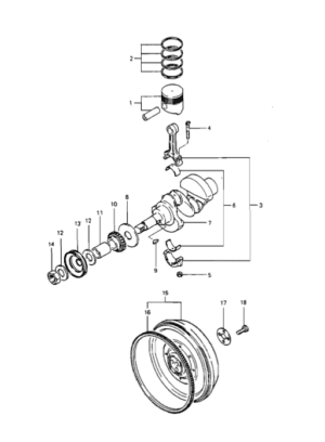 Crankshaft Vetus M2.05