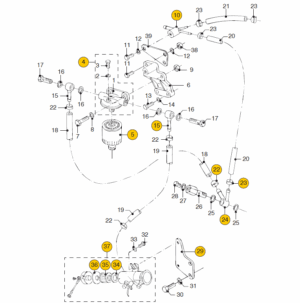 Fuel filter Vetus M4.15 M4.17
