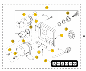 Instrument panel ‘22’ standard 2001