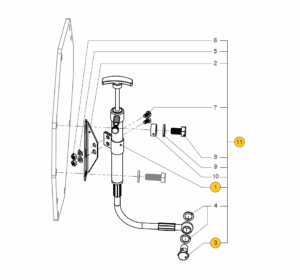 Oil drain pump Vetus M4.35 M4.45