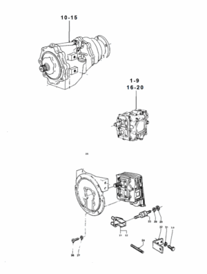 Reverse gear boxes Vetus M2.05