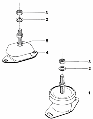 Rubber mounts Vetus M2.05