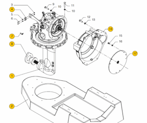 Saildrive SP60 Vetus M4.15 M4.17 M4.35 M4.45