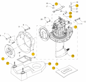 Saildrive ZF SD10 Vetus M4.15 M4.17
