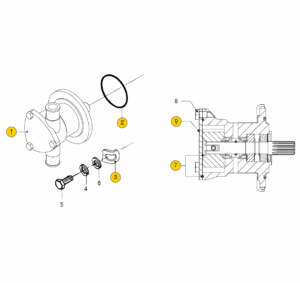 Seawater pump Vetus M4.35 M4.45