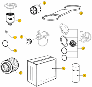 Service parts Vetus M3.29