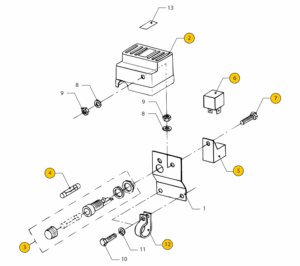 Terminal box Vetus M3.28