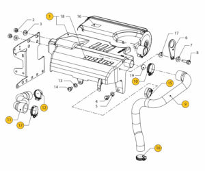 Upper cover Vetus M3.29