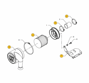 Air cleaner Vetus M4.56