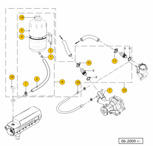 Calorifier connection, intercooling, 06-2009 