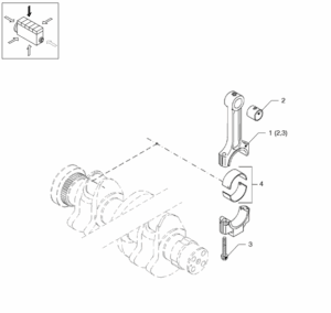 Connecting rod Vetus VD4.120 VD4.140 VD6.170 VD6.210