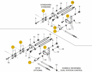 Controls, THROTTLE Vetus M4.55