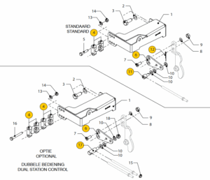 Controls, THROTTLE Vetus M4.56