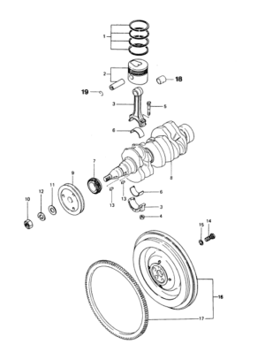 Crankshaft Vetus M3.10