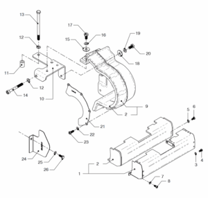Exhaust isolation + turbo insulation Vetus VD4.120 VD4.140