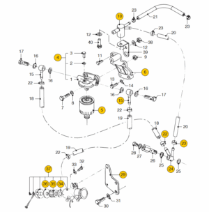 Fuel filter Vetus M4.55