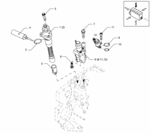 Fuel injection pump Vetus VD4.120 VD4.140 VD6.170 VD6.210