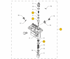 Fuel pump Vetus M4.55 4.56