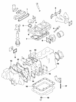 Gasket set Vetus M3.10