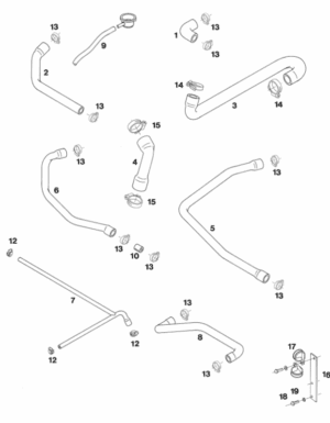 Hoses Vetus P4.17 P4.19 P4.42