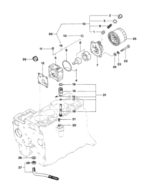 Oil pump Vetus M4.14