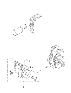 Oil pump + oil filter Vetus D4.29 DT4.29