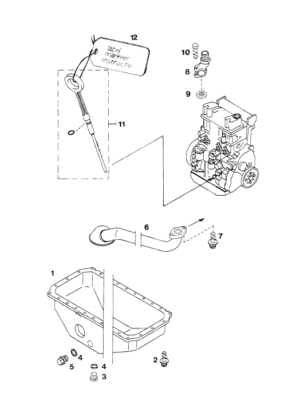Oil sump Vetus D4.29 DT4.29
