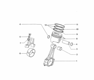 Rod, Pistons, Springs Vetus P4.17