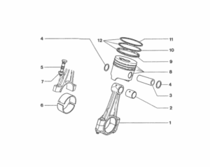 Rod, Pistons, Springs Vetus P4.19