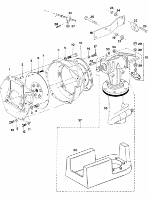 Saildrive Lombardini Vetus M3.10 M4.14