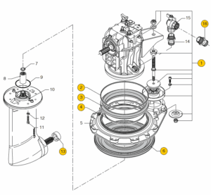 Saildrive ZF SD10 Vetus M4.55 M4.56