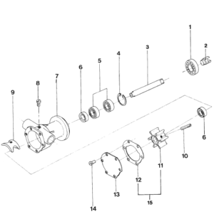 Sea water pump Vetus M3.10 M4.14