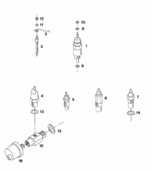  Sender units Vetus P4.17 P4.19