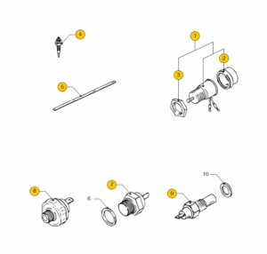 Sender units + switches Vetus M4.55 4.56
