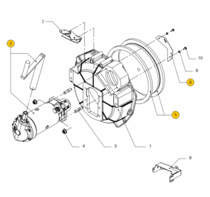 Spring starter Vetus M4.55 SOLAS