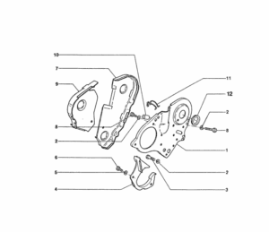  Timing Belt Shields Vetus P4.17 P4.19