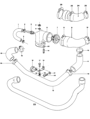 Tubes and hoses Vetus M3.10 M4.14
