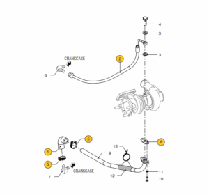 Turbo lubricating oil Vetus M4.55 M4.56