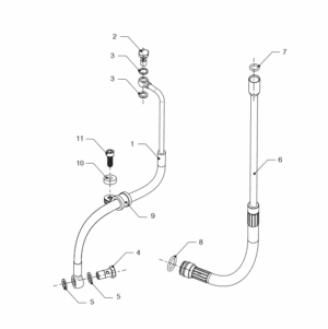 Turbo oil lines Vetus VD4.120 VD4.140