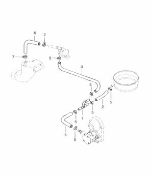 Water hoses Vetus F1.02 F1.03