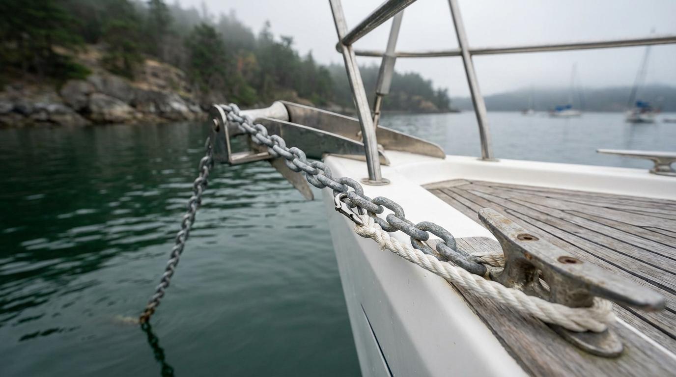 Ankring for begyndere: Valg af anker, kæde, tov og tilbehør