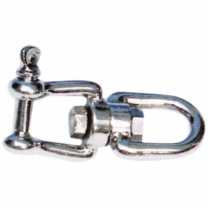 Ankerkædesvirvel med øje og sjækel - 5 mm