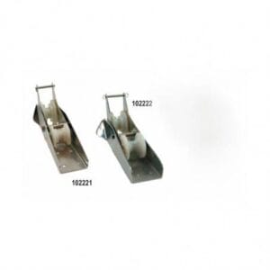 Ankerrulle AISI316 med vip - 328 x 96 x 70 mm