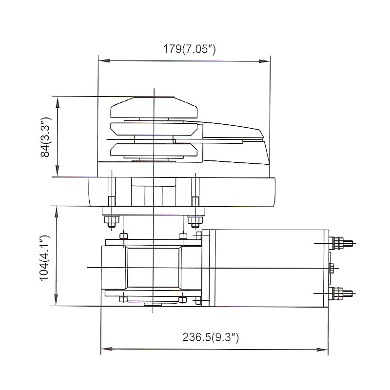 Ankerspil 12V 900W Bada - Billede 2