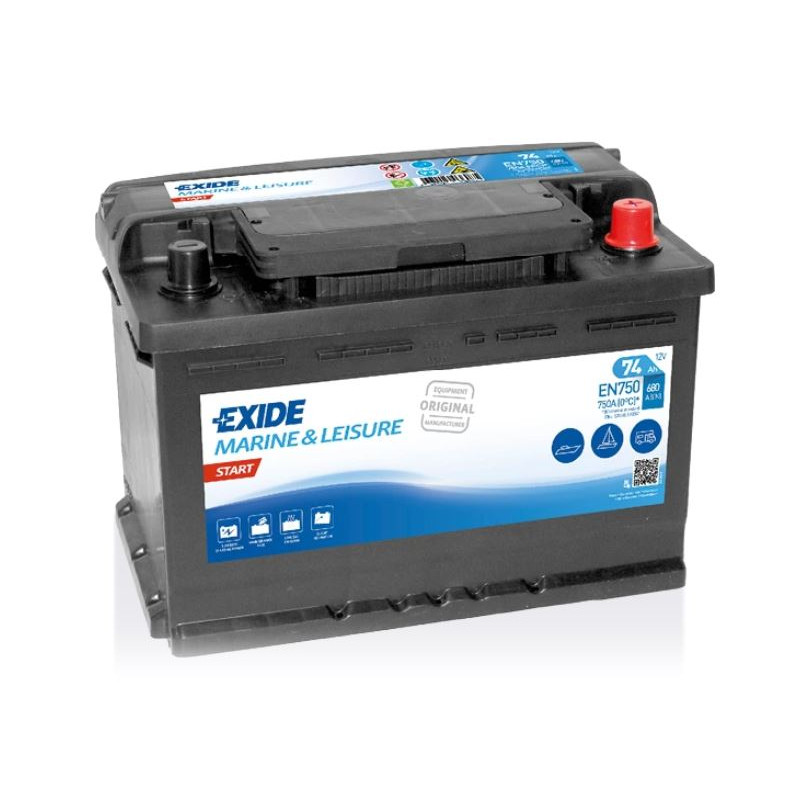 Exide batteri Startbatteri Blysyre